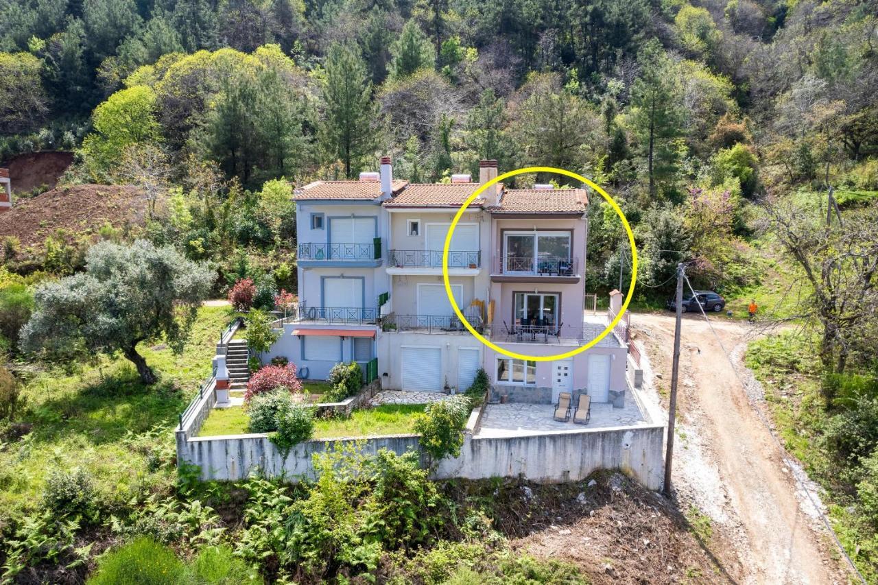 Villa Panorama Skala Potamia  Esterno foto